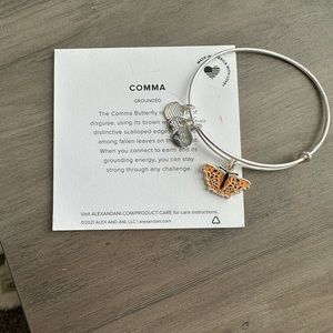 Alex and Ani “Comma” Butterfly Bangle